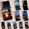 Camping Nature Mountain Funda Case For Samsung Galaxy S25 Ultra S9 S10 S20 S21 FE S22 S23 Plus S24 Ultra Phone Cover