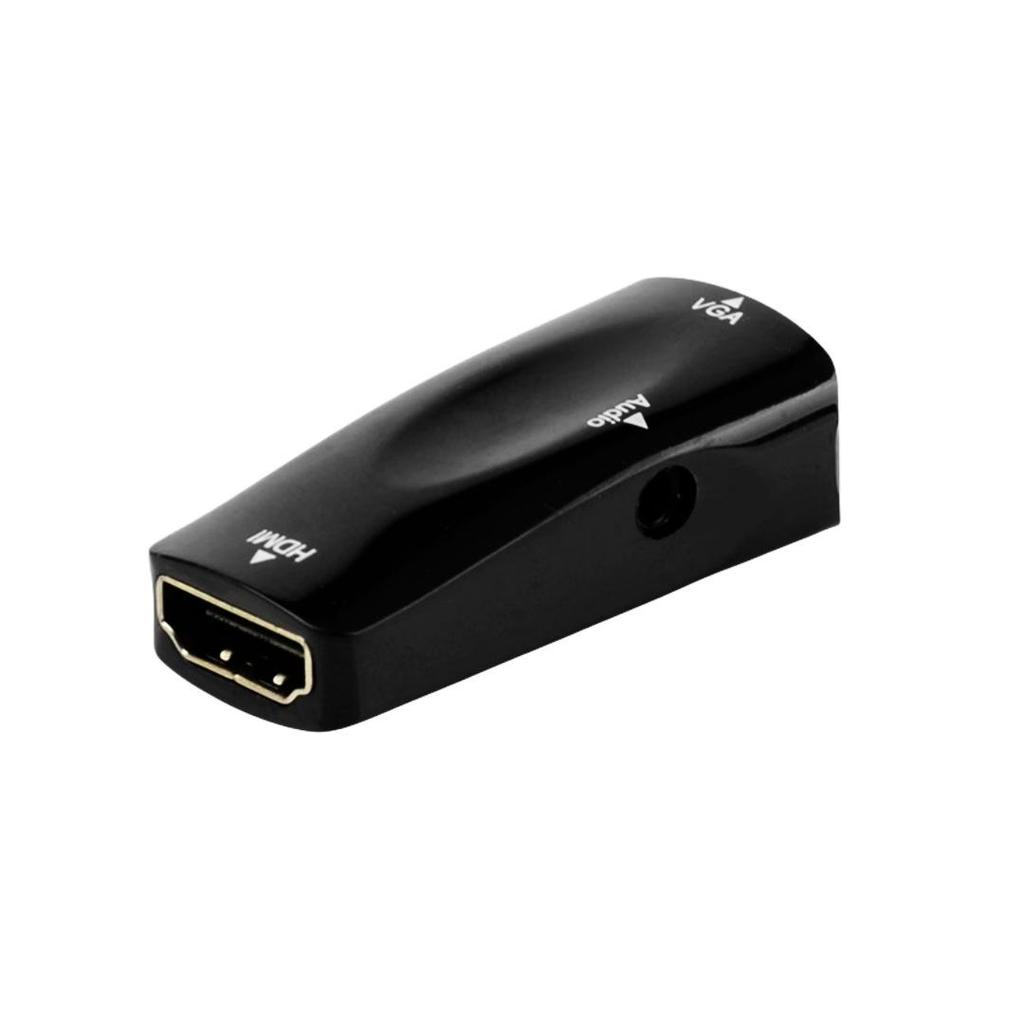 HDTV To VGA Converter with Audio - Female To Male Adapter for Computers and Projectors