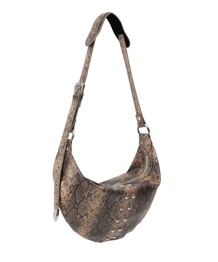 Sand Museum Stuzz Hobo Bag [Python Beige]