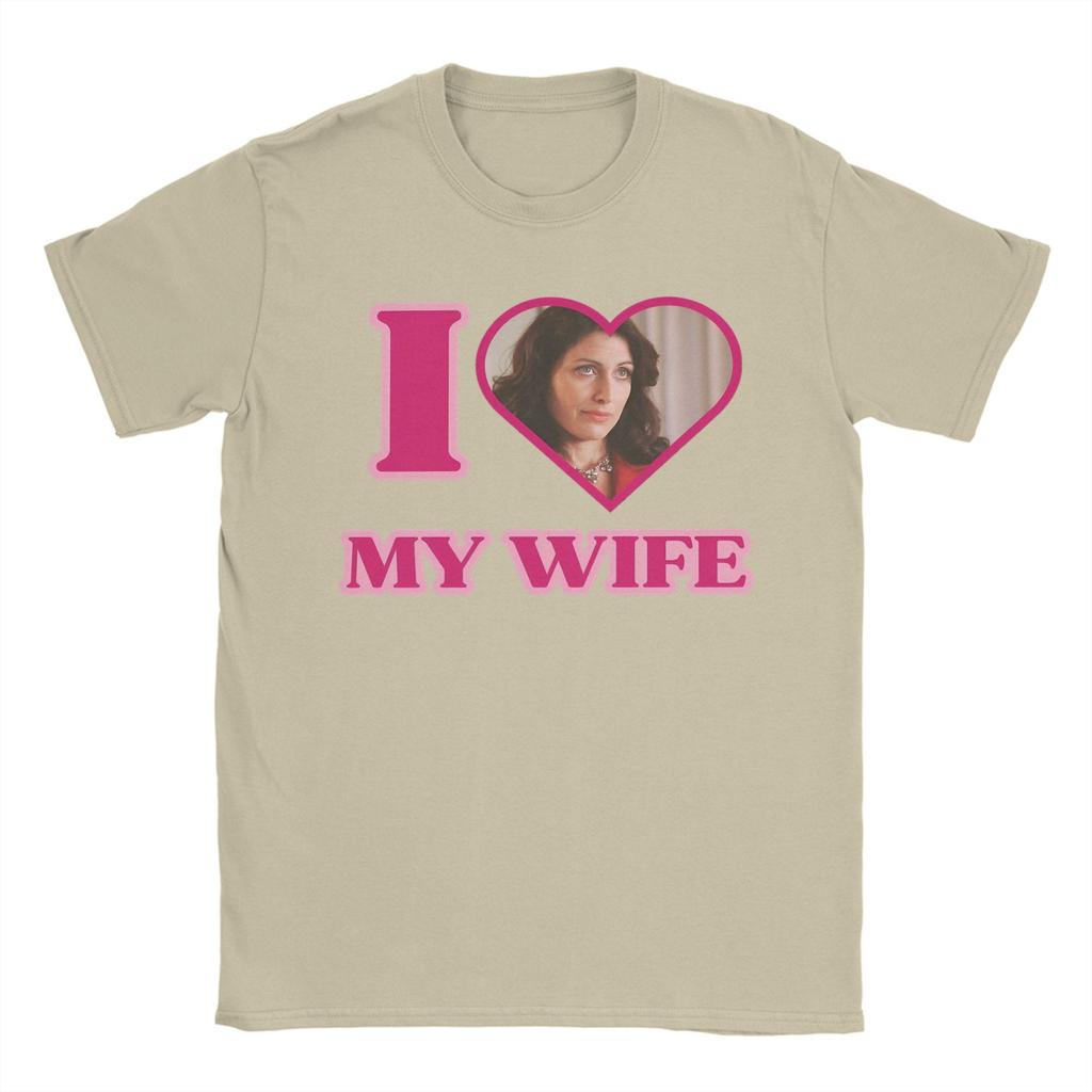 Übergroßes T-Shirt I Love Lisa Cuddy House MD Baumwoll-T-Shirts Hip-Hop T-Shirt für Männer Sommer Geniales Kurzarm-Top T-Shirts