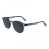 Lacoste Square FuLL Rim SungLasses  Transparent Light Grey Frame And Grey Lens L
