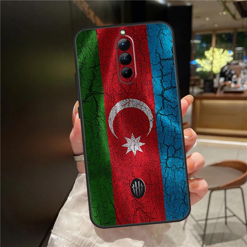 Azerbaijan Flag Case For ZTE Nubia Red Magic 11 10 8 8S 9 9S 10S Pro Plus 6 7 6S 7S For RedMagic 10 Air Cover