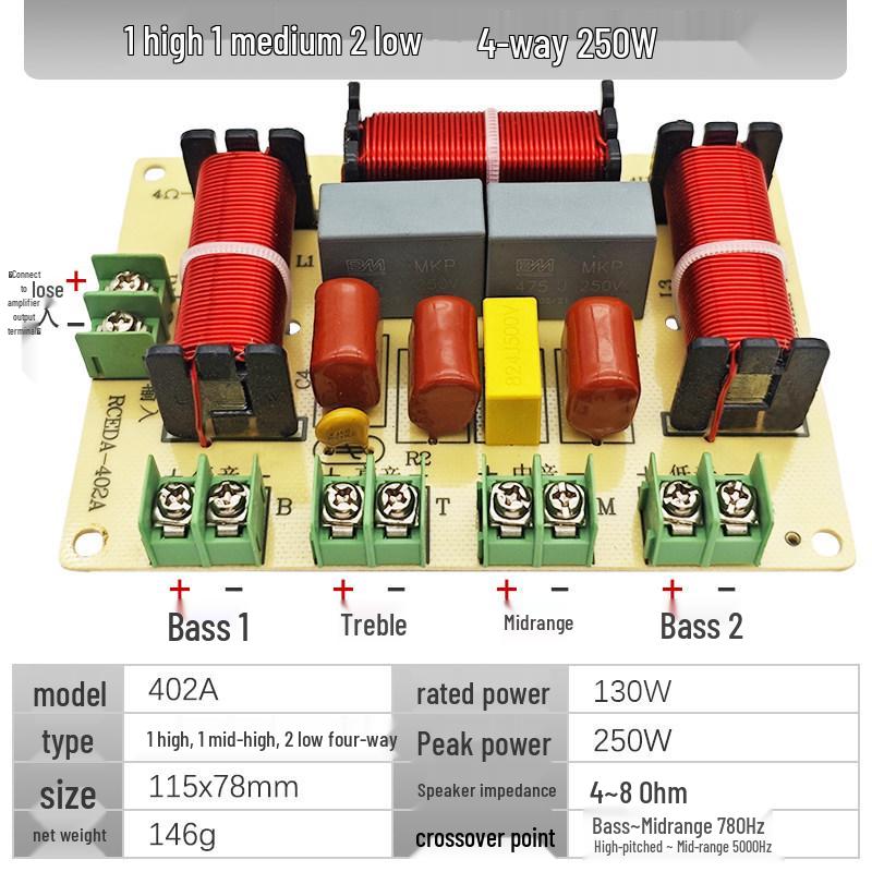 DIY High-Power, No-Weld Speaker Crossover: 2-Way to 5-Way HIFI
