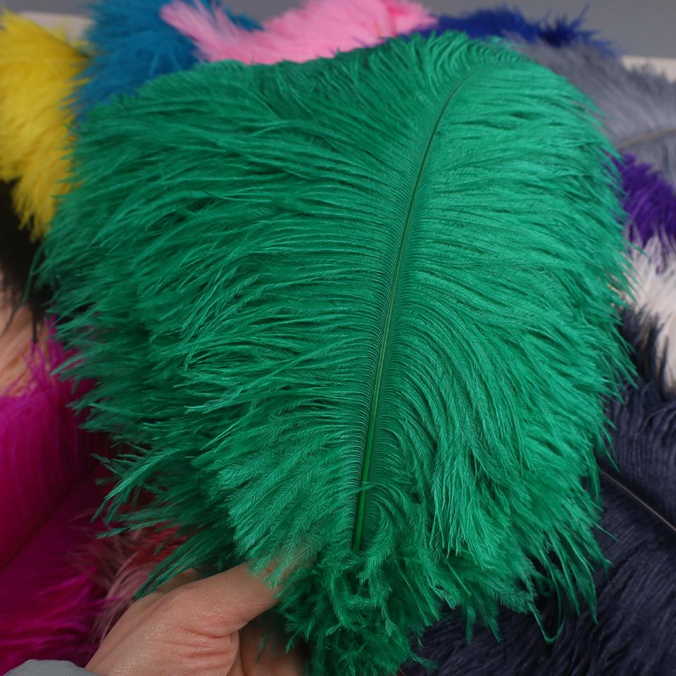 50pcs Ostrich Feathers for Crafts Wedding Decoration Handicraft Accessories Table Centerpieces Carnival Plumas Decor Wholesale