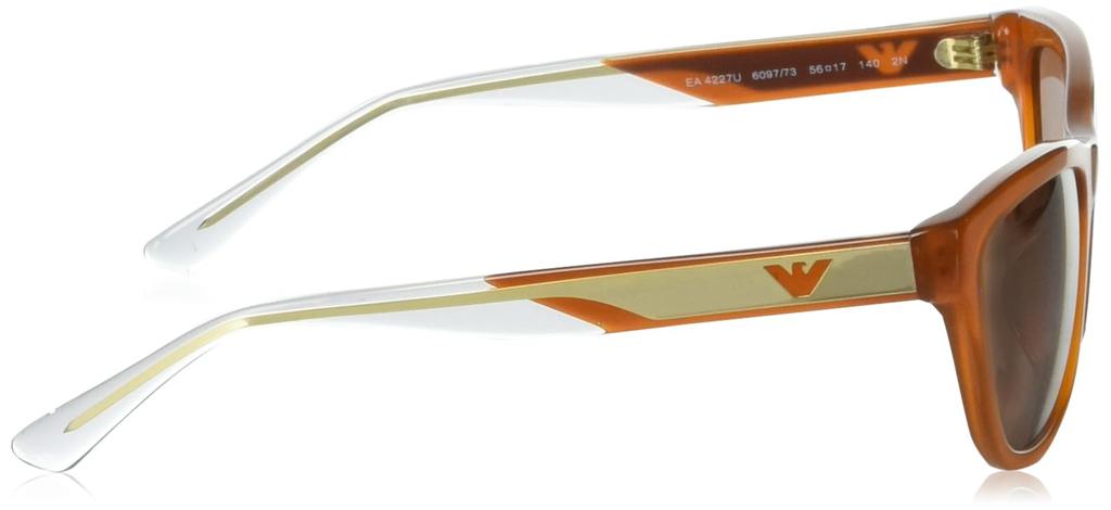 Emporio Armani Sunglasses Opaline Size 56 Women's EA4227U, Orange,