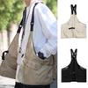 Chest Bag Vest Hip-Hop Style Adjustable Straps Design Multi Big Pockets Men Waistcoat Street Style Unisex Sports Vest Streetwear