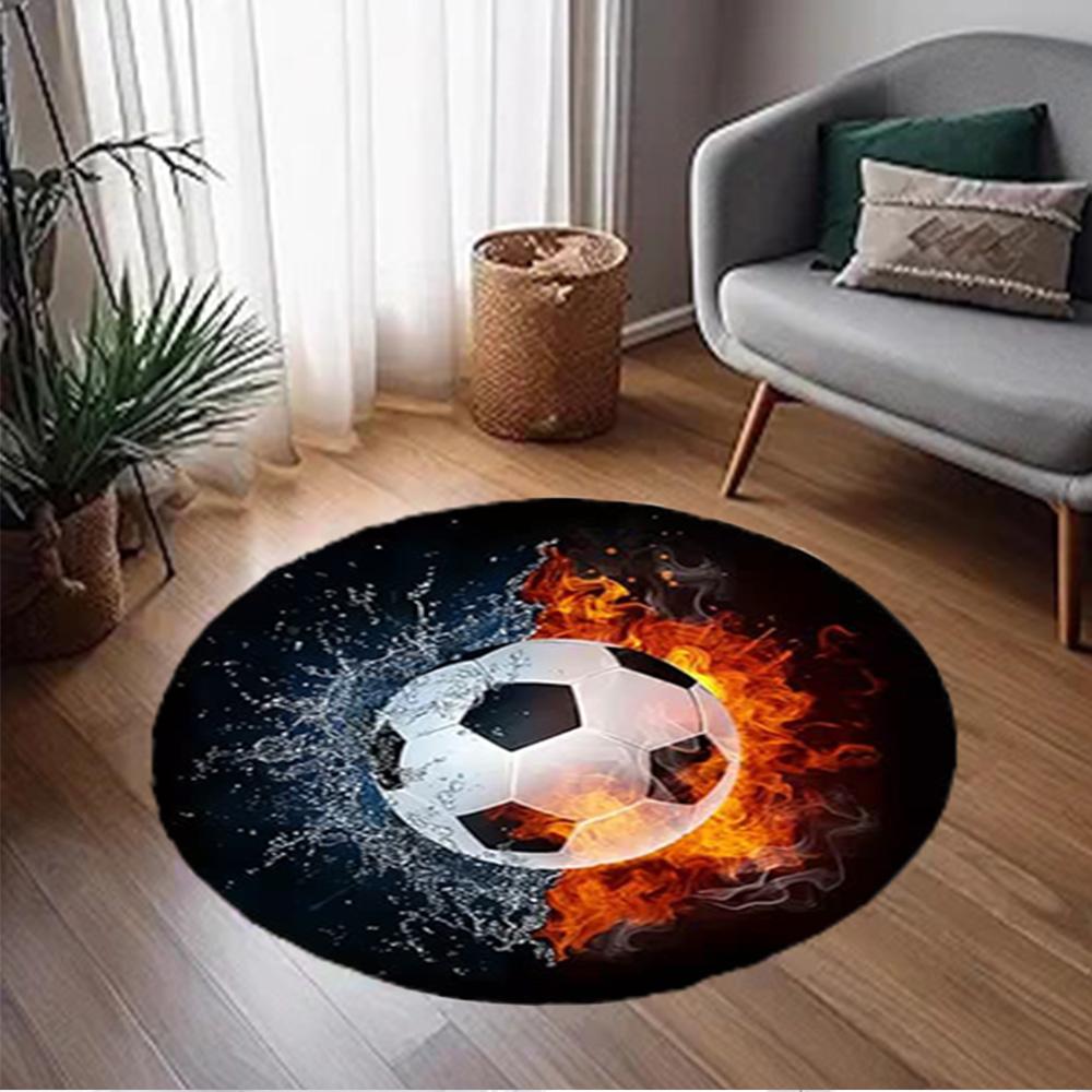 1 stuks Voetbal vloerkleed huis tapijt antislip ontwerp voor kantoor decoratie cadeau woonkamer slaapkamer