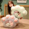50*40cm Kawaii Cat Paw Plush Toys with 5 Small Paws Cute Pocket Pillow Sofa Cushion Stuffed Soft Cat Dolls for Children Girls Gift
