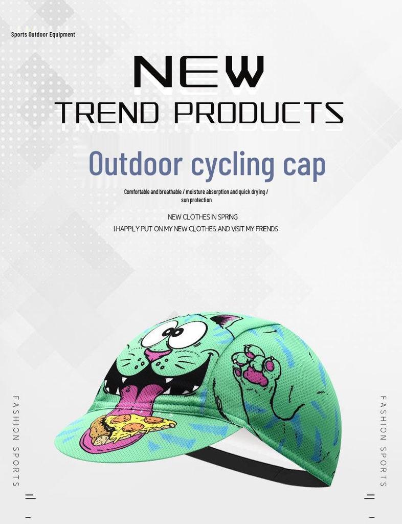 2024 Breathable Cycling Skull Cap - Quick-Drying Helmet Liner & Sun Hat for Spring/Summer