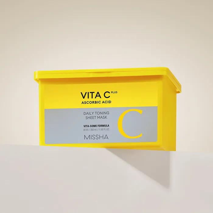 [MISHA] Vita C Plus Daily Toning Sheet Mask 350ml / 30 sheets