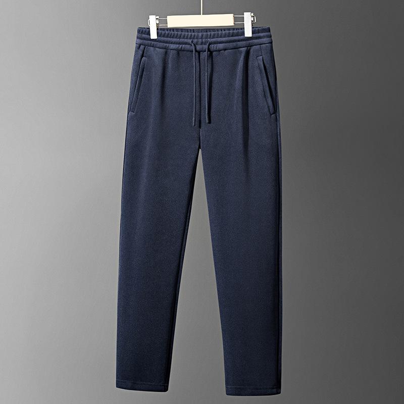 

Зимние утепленные брюки из девельвета с плюшевой подкладкой, мужские свободные большого размера, плюс размер, повседневные спортивные брюки 4XL