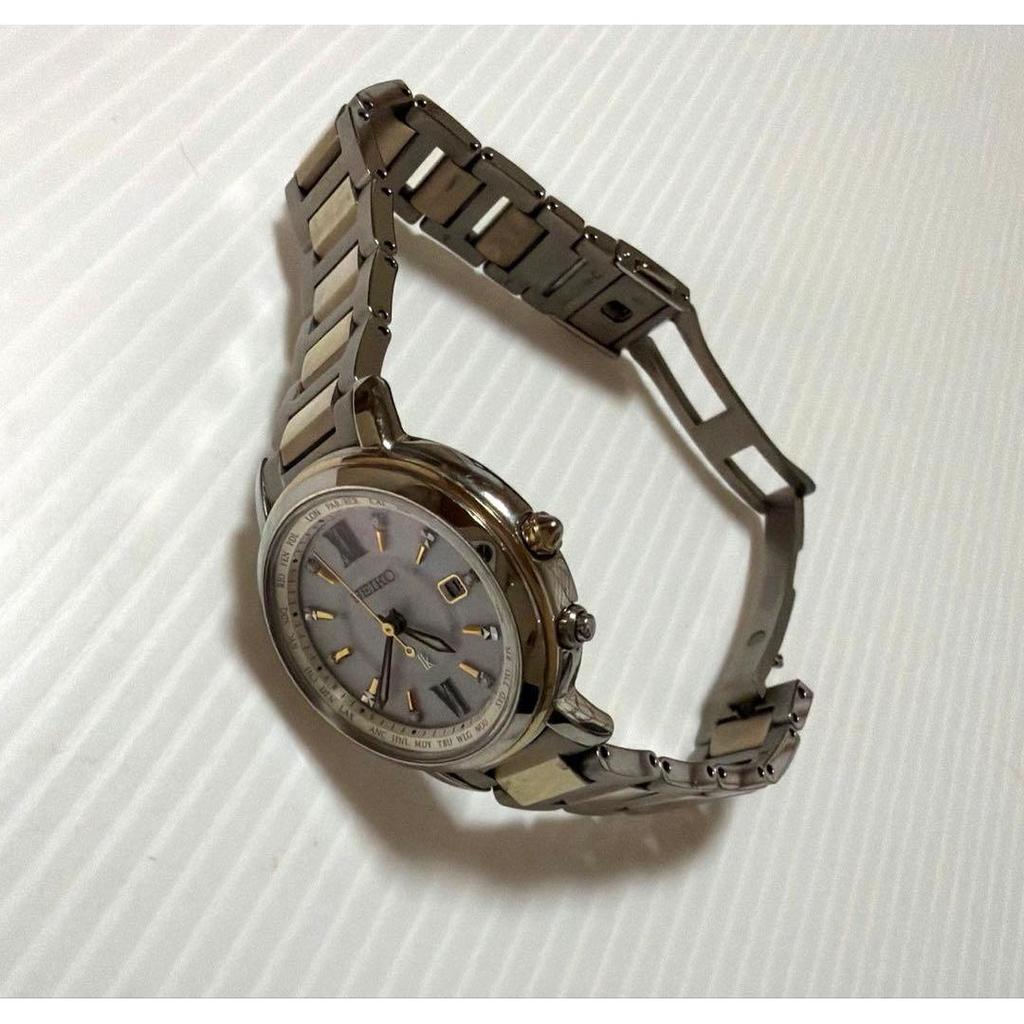 Used SEIKO LUKIA SSQV032 Solar Radio Controlled Ladies Watch