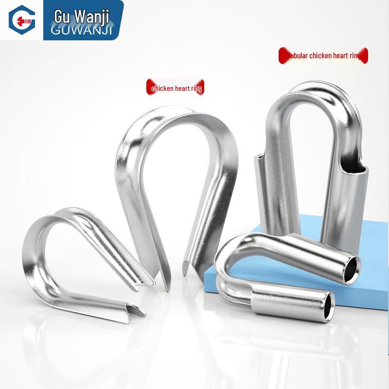 GUWANJI 304 Stainless Steel Tube Thimble M4 (50 Pcs)