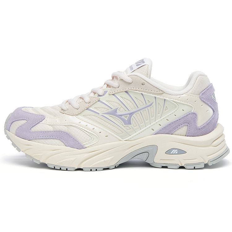 Mizuno Fiyi 2K Retro Thick Sole Fabric Synthetic Leather Wear-Resistant Breathable Shock Absorption Low-Top Casual Running Shoes D1GH223713