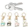 4pcs/set Sewing Machine Key Chain Retro Alloy Metal Decoration Fade Resistant Perfect For Holidays Special Occasions