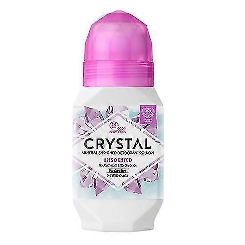 Crystal Mineral Deodorant Roll-On Unscented, 2.25 Oz (Pack of 3)