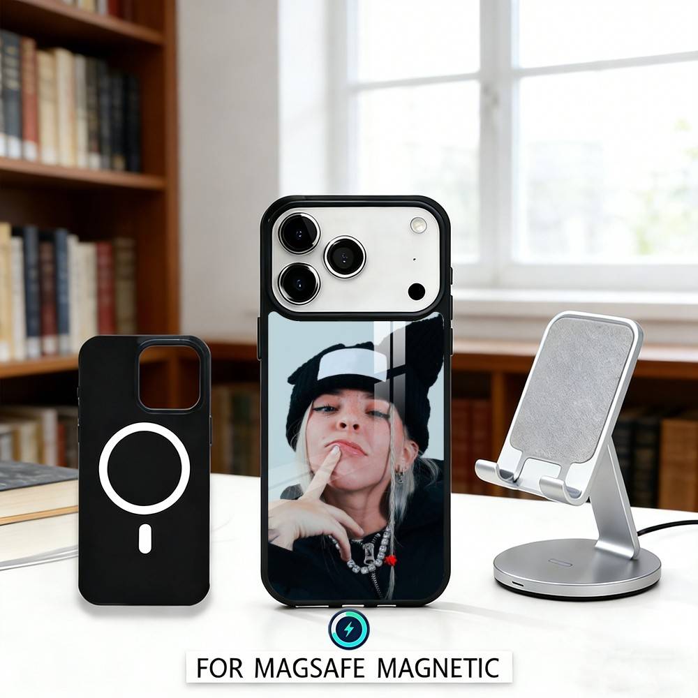 C-Cool Young M-Miko Singer Phone Case Magnetic For iPhone17 16 15 14 13 12 Pro Max For Magsafe Wireless Charging Cover
