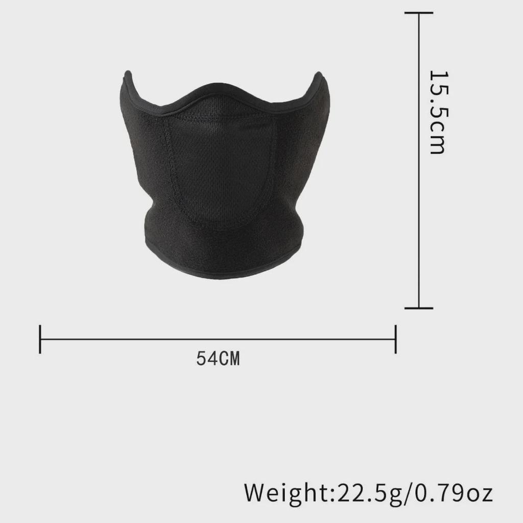 Polaina de cuello polar cálida para ciclismo y esquí al aire libre con protección para los oídos para otoño e invierno