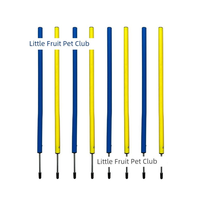 

Товары для питомцев Кинолог Тренировка с препятствиями для собак Прыжковая жердь Прыжковое кольцо Барьер Змеевидная извилистая жердь Оборудование для тренировки аджилити для собак 60cm tie the ground around the rod single