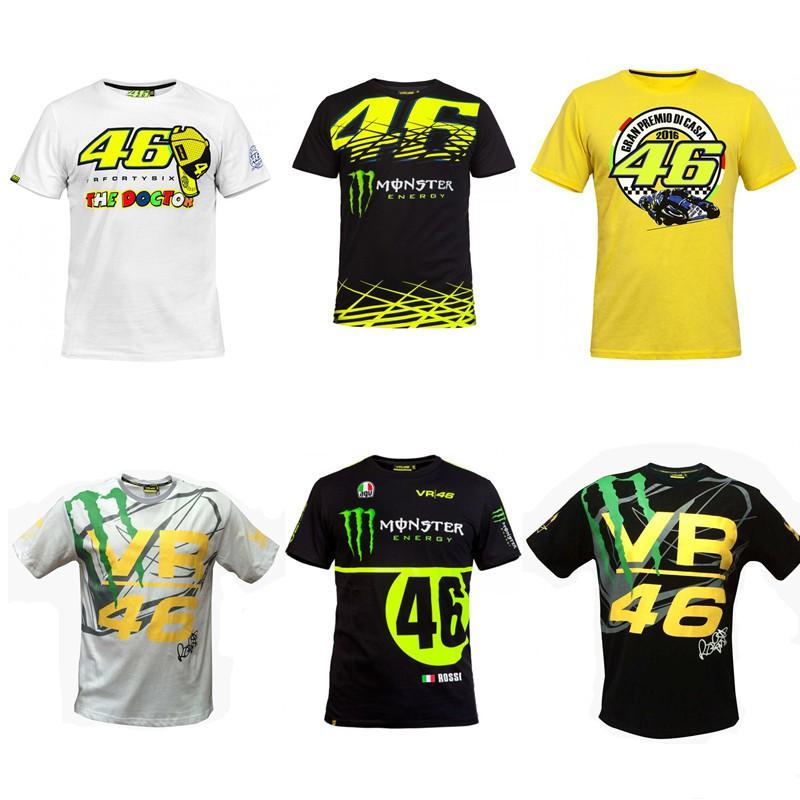VR46 Mountain Downhill Cycling Jersey Short Sleeve Breathable Quick Dry Bike Riding Top Men Women