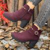 Women Boots 2025 New Spring Winter Comfortable Boots Outdoor Ankle Boots Ladies High Quality High Heels Shoes for Women