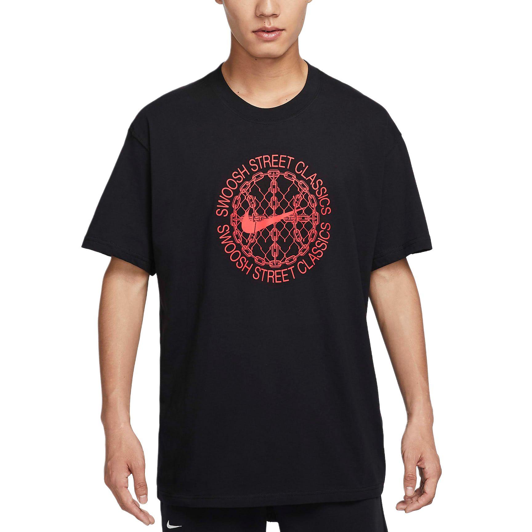 

Nike Max90 Футболка с круглым вырезом, принтом и коротким рукавом для баскетбола, мужская, топы, черная FZ8070010 M