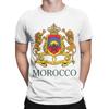 Coat of Arms of Morocco Cotton TShirt For Man Summer Y2K TShirts Breathable Trending Tee Shirt Oversize Dropshipping Clothing