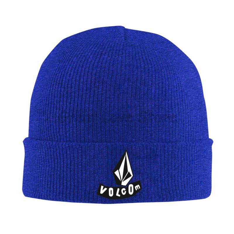 Custom Volcoms Logo Print Bonnet Hats Men Women Trendy Knitted Hat Outdoor Skullies Beanies Autumn Winter Pattern Head Wrap Caps