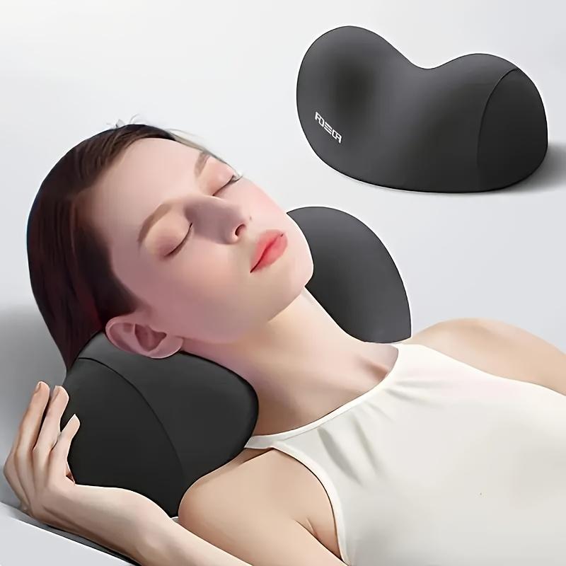 [Ergonomic Cervical Pillow] Ergonomic Neck Support Pillow | 1pc Contoured Cervical Pillow for Sleeping, Breathable Polyester, Hand Wash Only