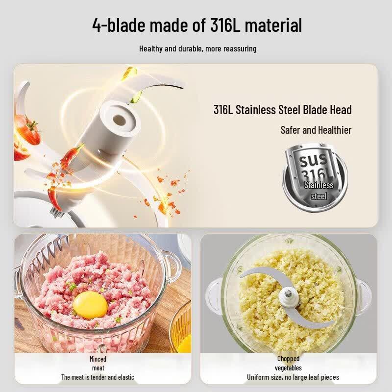 SUPOR Multifunctional Stainless Steel Meat Grinder