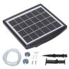 Solar Oxygen Pump Low Noise 2W Aquarium Outdoor Solar Oxygen Pump for Fish Tank Courtyard Outdoors