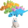 2026 Pet Dog Squeaky Plush Dinosaur Toys Interactive Dog Indestructible Toys Plush Stuffing Pet Supplies Small Dog Chew Molar Toys