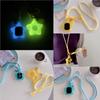 Cordón de Estrella Luminiscente en la Oscuridad Funda para Niños para Apple Watch Sport 1/2/3/4/5/6/7/8/9ª Gen S10 S11 Ultra SE 38/45/41/44/42/46/49mm