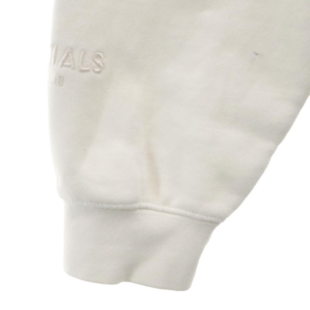 Essentials Sweat-shirts à manches longues avec logo au dos L blanc Homme Occasion