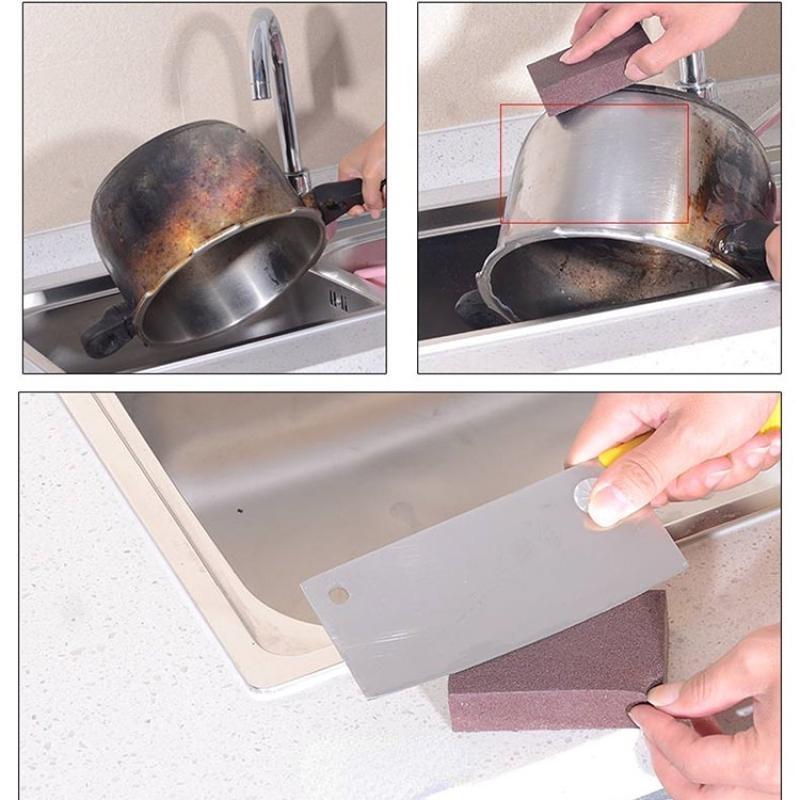 Diamond Sponge Wipe Nano Magic Wipe Dirt Removal Cleaning Brush Rust Removal Decontamination Sponge Wipe Pot Dishwashing Strong Cleaning Brush