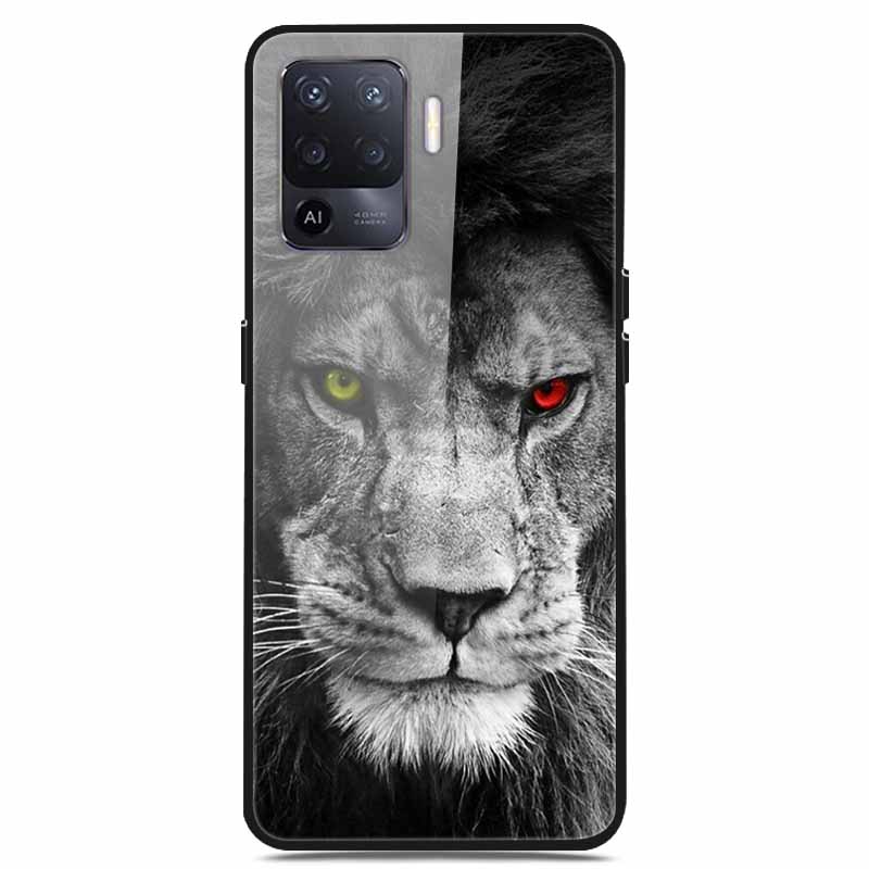 For OPPO Reno 5 Lite Case Luxury Tempered Glass Bumper for OppoA94 4G Phone Cover For OPPO A94 4G/ Reno5 Lite Glass Coque A94 4G