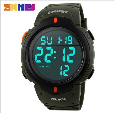 SKMEI 1068 Waterproof Sports Watch: Large Dial, Unisex, Multifunctional for Outdoor & Students