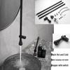 Wall-Mounted Water Drop Faucet with Adjustable Boom, Single-Hole Control, for Hot & Cold Water