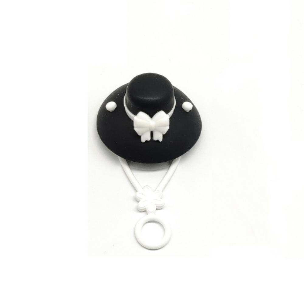 Straw Tip Covers Silicone Straw Cover Caps Drinking Straws Plug Sunhat shape Straw Protective Cover 10mm for Stanley Cup