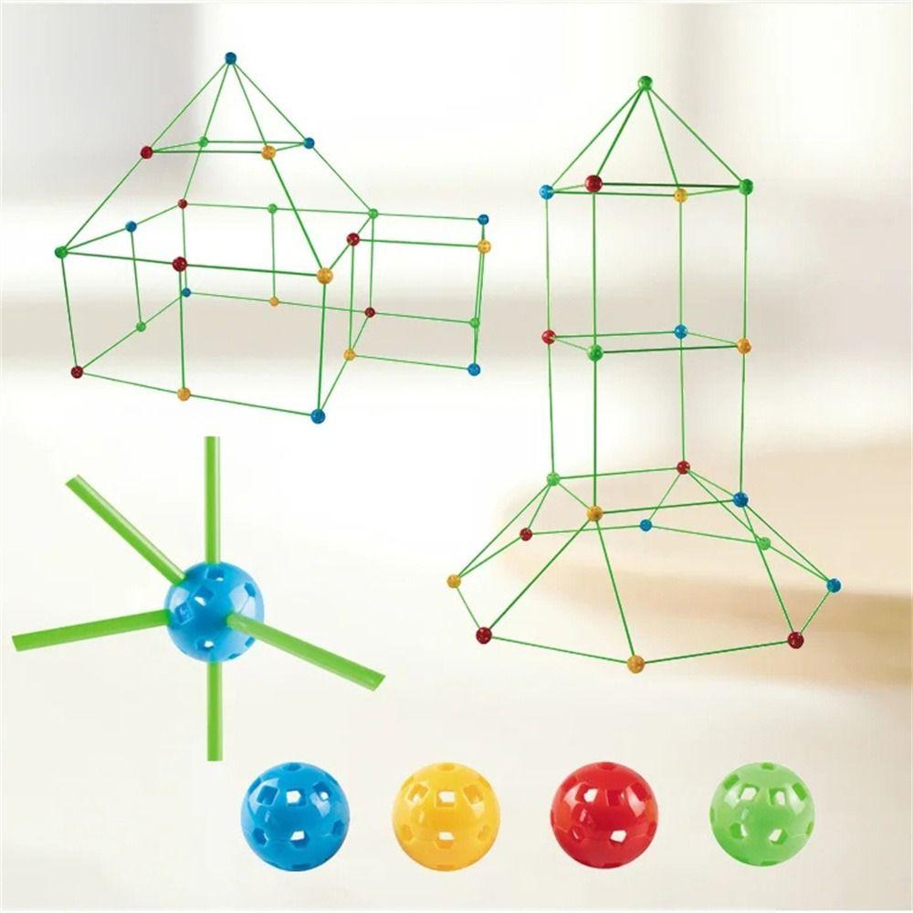 Building Castles Fort Building Blocks Tunnels Tents Tent Brick Kit Educational Toys