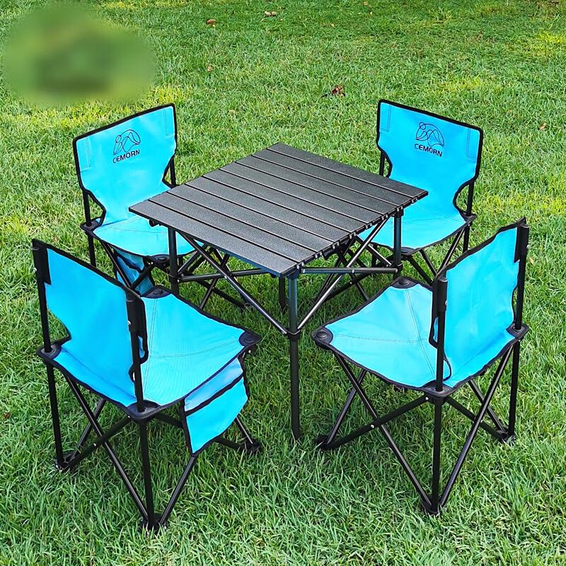 OEING Outdoor Folding Table and Chair Set