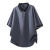 Sommer Ice Silk Herren Kurzarm T-Shirt Herren Kurzarm Poloshirt