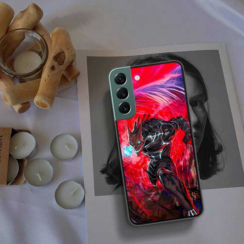 Kaiju No. 8 Anime Phone Case For Samsung Galaxy S22 S25 Ultra S21 S10 Plus S26 Edge S20 S23 S24 FE Cover Silicone Soft TPU C