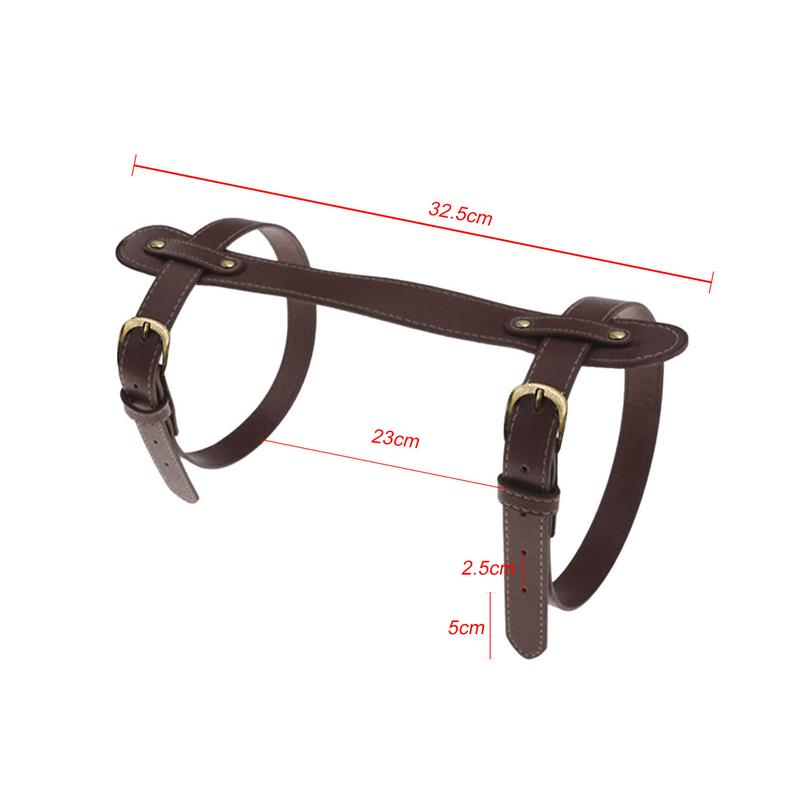 Picnic Blanket Carry Strap Blanket Picnic Blanket Carry Strap Yoga Mat Outdoor Portable Handle Belt for Camping PU Leather