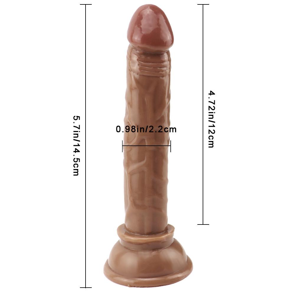 Realistické dildo pro ženy Muži Soft Jelly přísavka Penis Anální anální kolík Crystal Dildo Erotické hračky Penis Dick Dildos pro anální