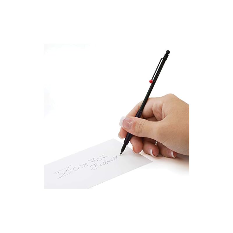 Tombow ZOOM 707 0.7" Ballpoint Pen, Gray/Black, BC-ZS1