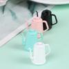Hot1/12 Dollhouse Miniature Accessories Mini Kettle Teapot Cups Simulation Furniture Tea Pot Kitchen Model Playthings designed for Doll House