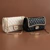 Xiaoxiangfeng Handbag Women's Bag New Trendy Diamond Grid Chain Bag Texture Single Shoulder Armpit Crossbody Bag