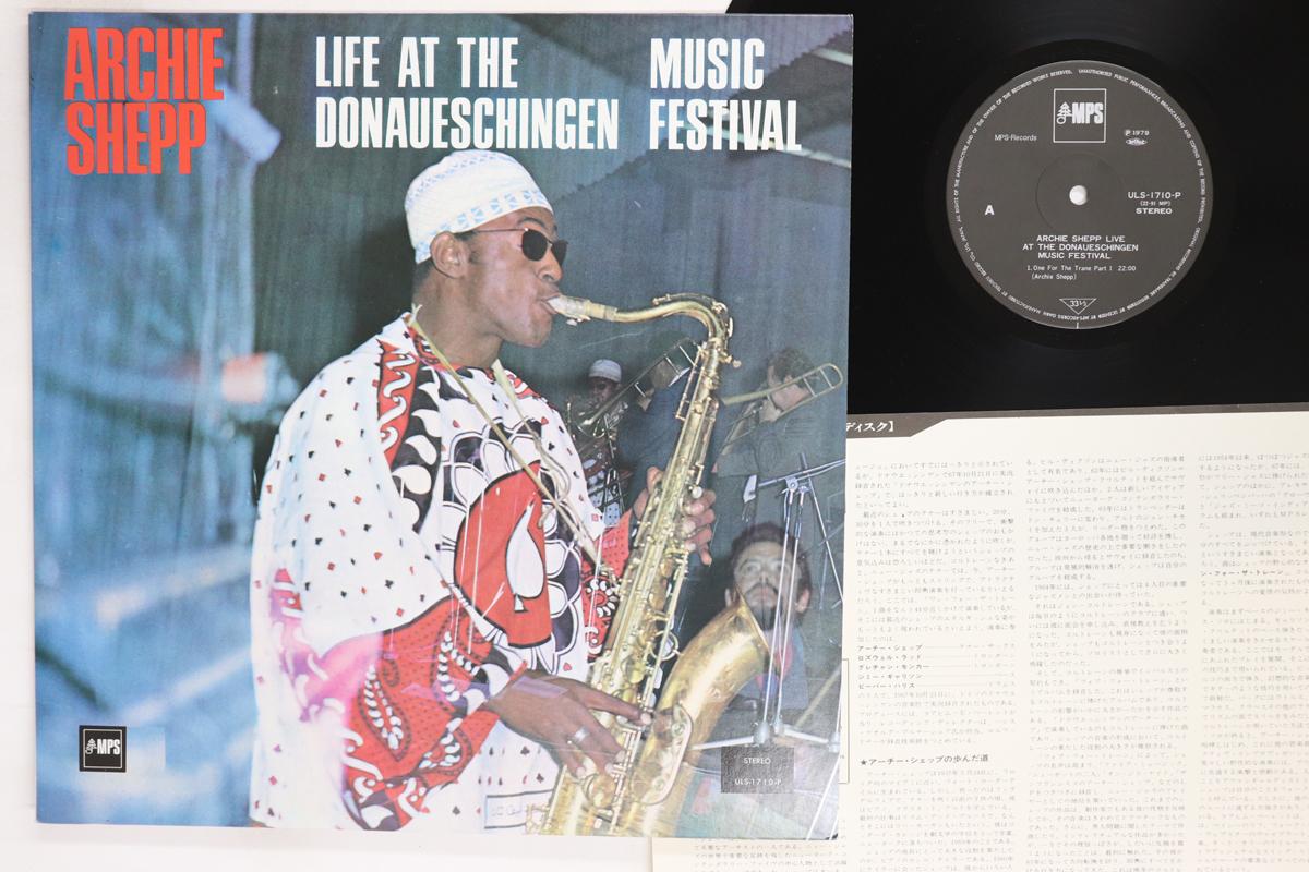 

LP Record ARCHIE SHEPP Live At The Donaueschingen Music Fe ULS1710P MPS 1978 Japan Jazz Used