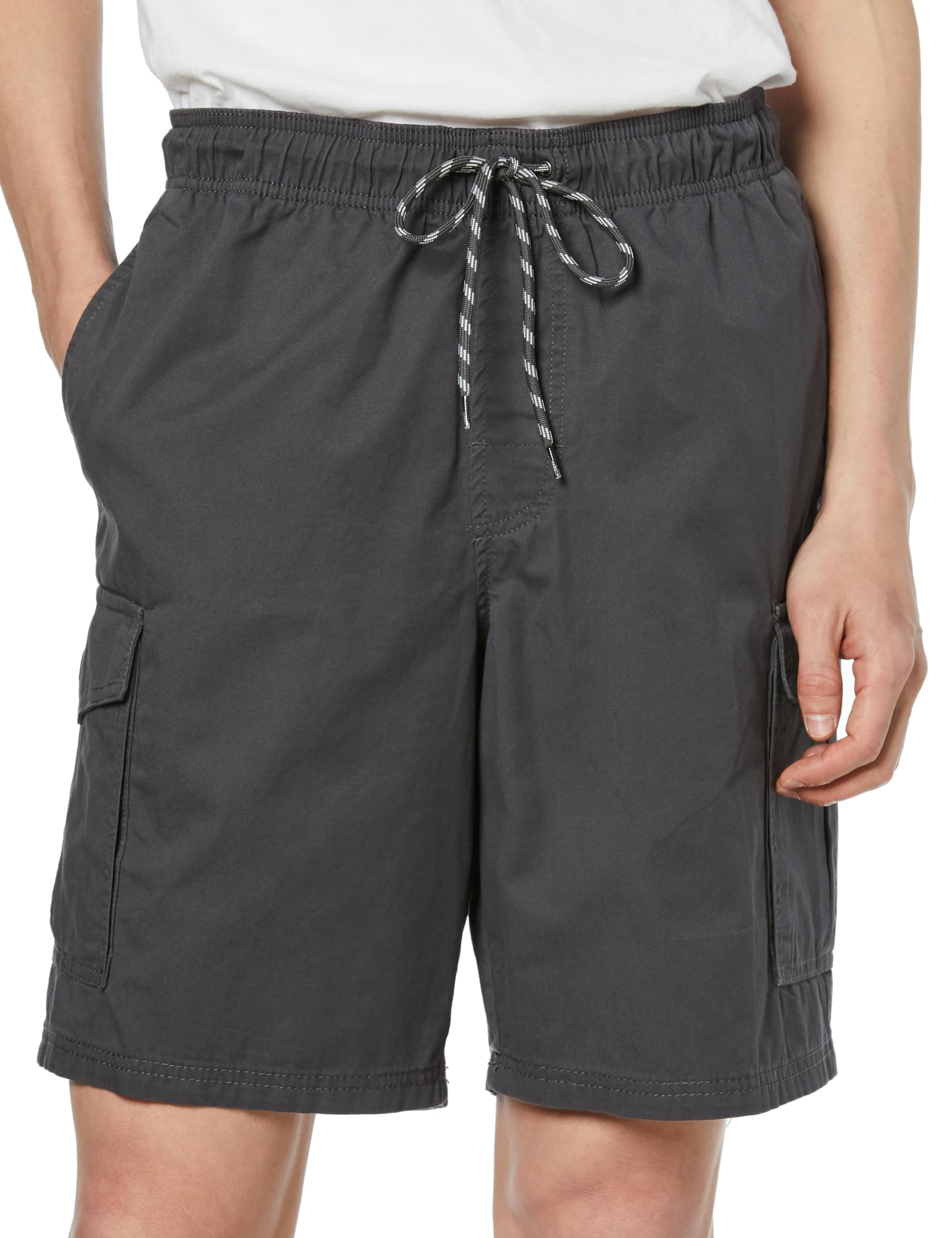 

Мужские шорты карго Amazon Essentials с эластичной талией, темно-серые, размер M